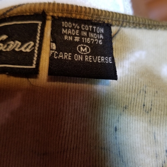 Ash & Sara Pullover Shirt Multicolored Floral Sz M - Picture 6 of 7